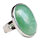 Anillos de Piedras Preciosas, Anillo de Compromiso Y Boda con Piedra de Nacimiento para Novia, Joyería de Cóctel, Verde