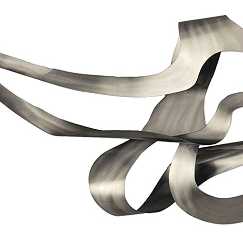 Nova Of California Graceful 26" Wall Art Crafted From Ground Stainless Steel #TOP4