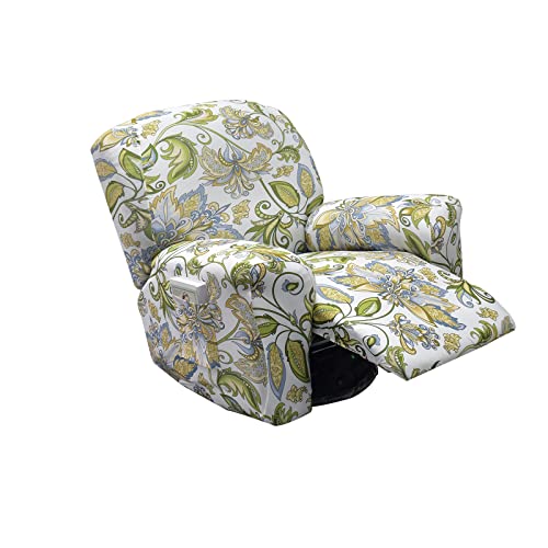Image of Eco-Ancheng Recliner Slipcovers 4-Pieces Lazyboy Recliner Covers Recliner Couch Covers Recliner Chair Cover Non Slip Reclining Slipcovers with Storage Pockets Furniture Protector for Living Room