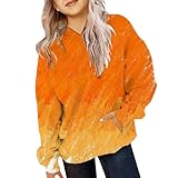 Sudadera infantil con cuello redondo, degradado de color, chaqueta con capucha, bonita y ligera, protección contra el pelo, sudadera con capucha cómoda, suave, elegante chaqueta para exteriores