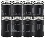 Replacement Set of 8 Engine Oil Filters for BMW E28 E30 E34 325 325i 325is 325iX 525i