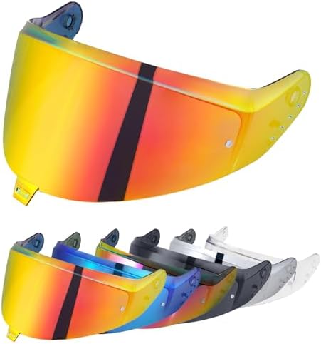VCOROS Helmvisier für SKWAL i3/RIDILL 2/ D-SKWAL 3 Motorradhelm Visier | Motorrad Windschutz Helm Objektiv Visier Integralhelm Visier UV-Beständig Motorradhelm Visier Ersatz