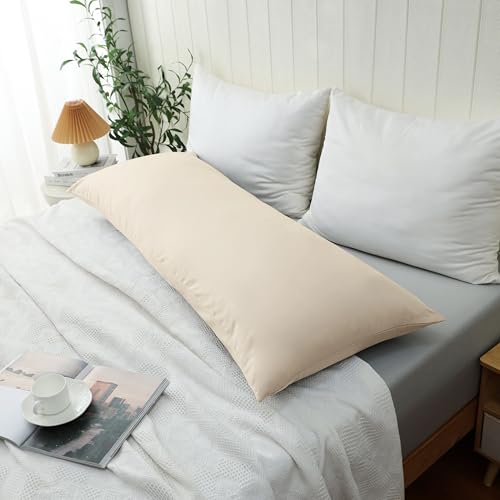 100% Cotton Zippered Body Pillow Protectors (20" 54") 1 Pack by Shunjie.Home - Used condition - Image 4