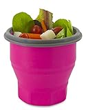 Smart Planet Collapsible Soup Salad Meal Kit, 26 oz, Pink
