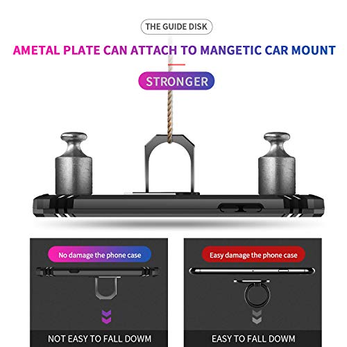 LeYi Custodia Galaxy A9 2018 Cover, 360° Girevole