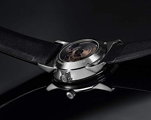 Junghans Watch Form A Automatic Matt Silver Dial Black Leather Strap 027/4730.00 #TOP1