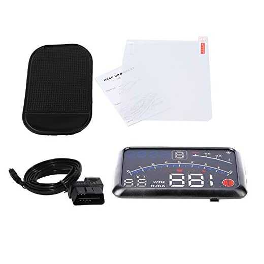 HUD,car dashboard head up-Duokon Head Up Display, Universal Car HUD MPH/KM/h Speed Limit Warning Display