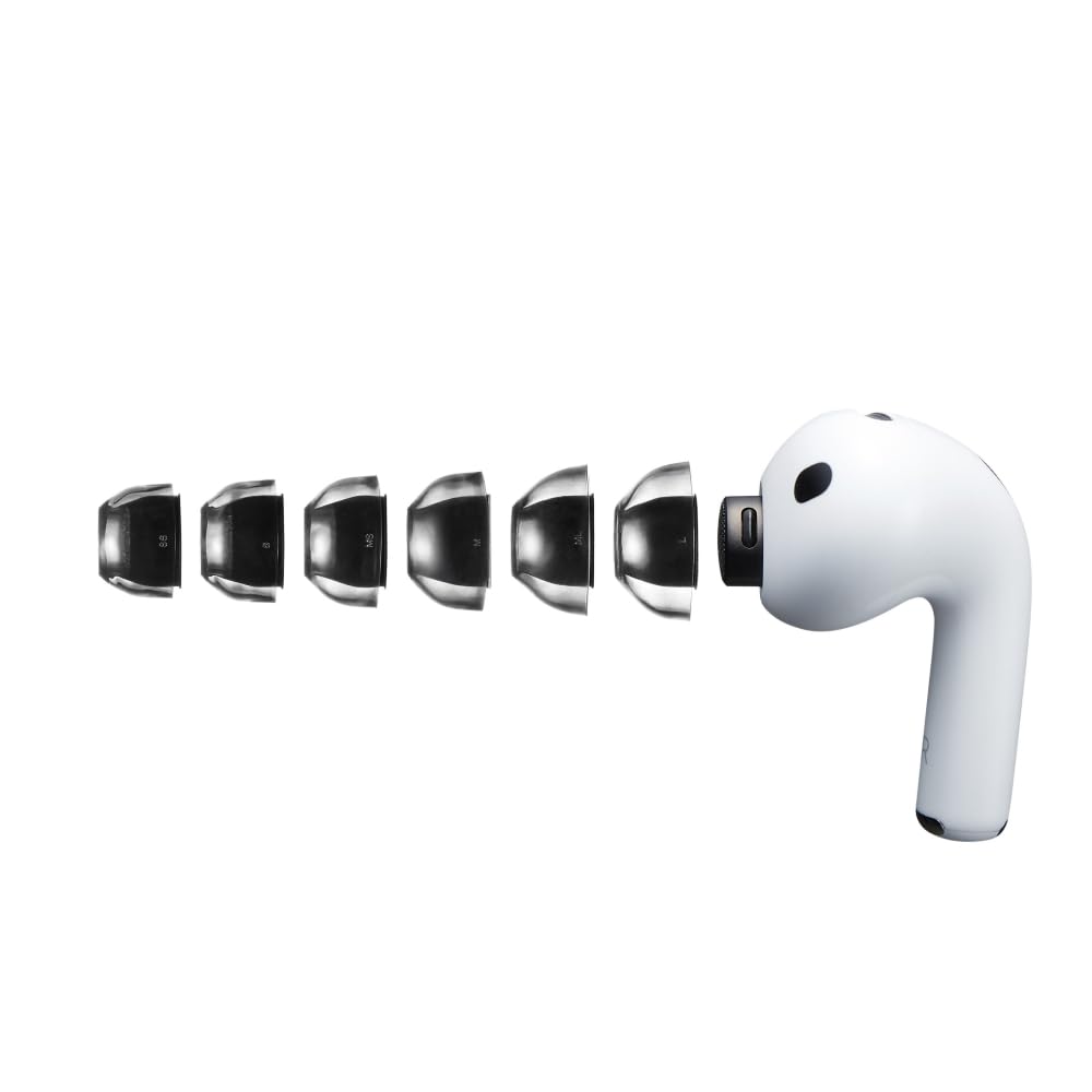 【AirPods Pro 3専用設計イヤーピース】AZLA SednaEarfit XELASTEC II for AirPods Pro 3 [M/ML/Lサイズ各1ペア] 体温で変形するプレミアムTPE素材 一体型アダプター設計 テーパード型構造&可変厚設計 12Hヘキサゴンフィルター搭載 脱落防止 低圧迫【AZL-XELASTECII-APP3-SET-L】 - 4