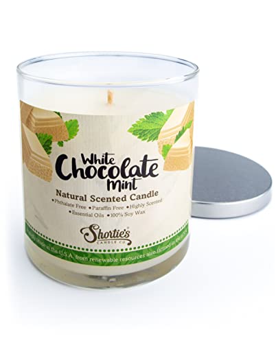 White Chocolate Mint Scented Soy Candle