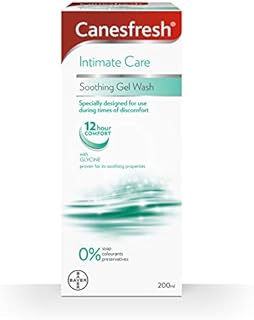 Canesfresh Soothing Gel Wash | 12hr Comfort & Fresh Feeling | Dermatologically & Gynaecologist Tested | with Glycine Known for Its Soothing Properties - 200 ml