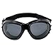 Birdz Eyewear Eagle Motorcycle Goggles (Black Frame/Polarised Smoke Lens)