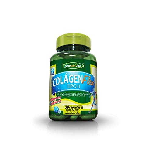 Colágeno Tipo 2, Magnésio e Vitamina D3, Colágenflex Tipo 2, 30 Cápsulas, New Labs Vita