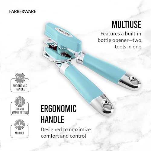 Farberware Abridor de latas Pro 2, Aqua Sky, tamanho único (5211351)