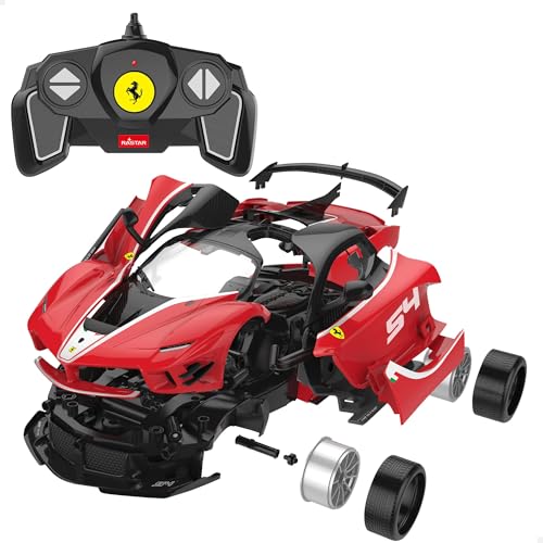 Voiture télécommandée Ferrari FXX K Rastar : voiture de course rouge radiocommandée pour enfant