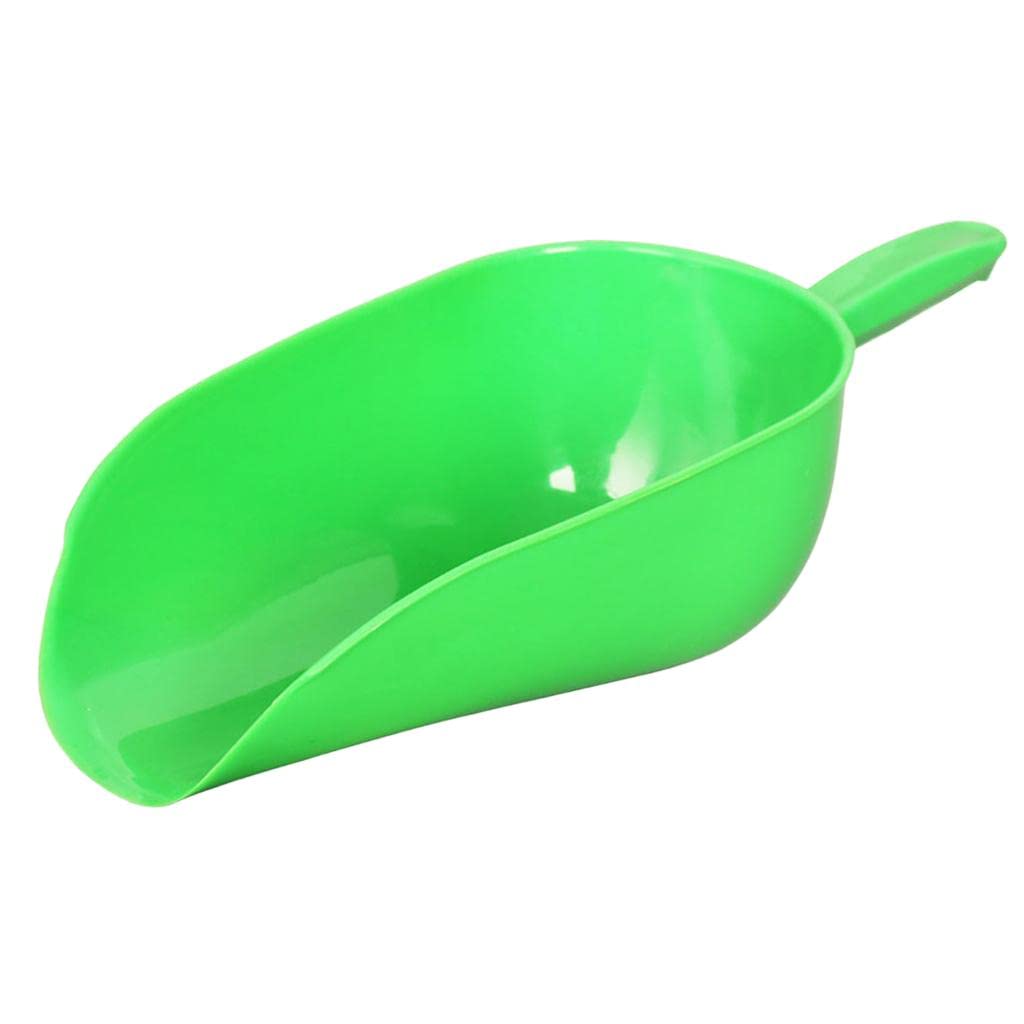 5 zestawów plastikowych karmy do karmy dla zwierząt domowych, zielona mąka, jak opisano