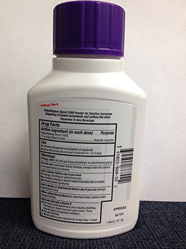 Perrigo Polyethylene Glycol 3350 8.3 Oz (238Gm) Powder (Compare To Miralax) #TOP1
