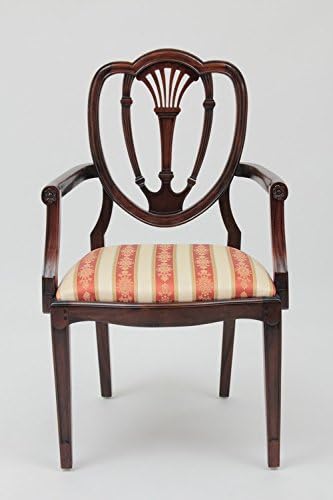 Laurel Crown Federal Heart Back Armchair