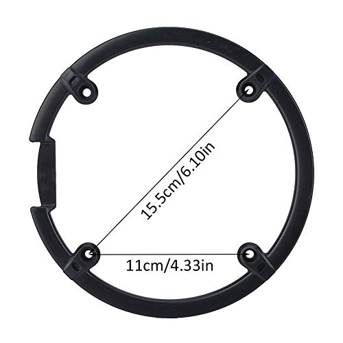 Magt Chain Guard Protector, 44 Teeth Mountain Bike Chain Wheel Crankset Cover -44T Sprockets Crankset Protective Cover 44 Gear Integrated Chainwheel Chain Guide (Color : Black) #TOP2