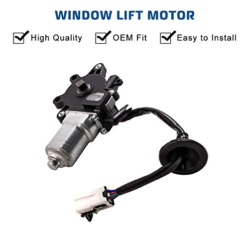 Window Lift Motor Front Left Driver Side For 2003-2009 Nissan 350Z 2003-2007 Infiniti G35 2 Door Coupe Model Replace Part # Motor 80731-Cd00A 80731Cd00A 742-511 #TOP1
