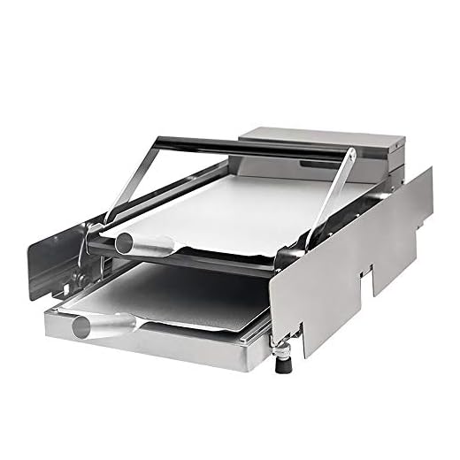 MUDSA Tostadora automática para Hamburguesas, máquina eléctrica para Calentar panecillos para Hamburguesas, máquina Comercial para Calentar Pan y Hamburguesas de Doble Capa