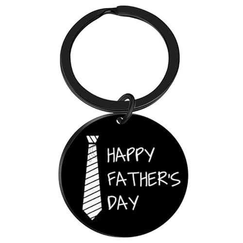 Hibetek Happy Father's Day Keychain (black)