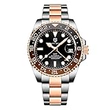 Reloj Pagani Design GMT: este reloj puede mostrar normalmente la hora de localización estándar y la hora en las otras dos zonas horarias. El modelo Greenwich Greenwich está equipado con un mecanismo Greenwich Mean Time.
