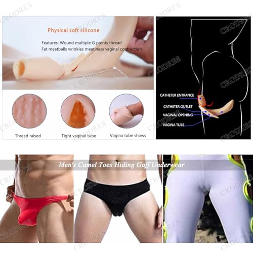 Bóxer de silicona con coño falso sissy que realza el trasero y oculta la zona íntima 4