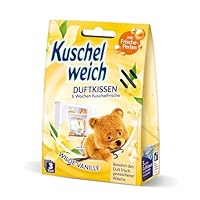 Kuschelweich Duftkissen für den Kleiderschrank - 3er Pack Schrankduft-Kissen - Frische für bis zu 6 Wochen - Wilde Vanille