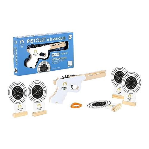 Vilac - Edition spéciale pour Les Jeux Olympiques 2024 -Pistolet à élastiques - Jouet sous Licence - Jouet pour Enfant à partir de 5 Ans - Jouet Unique -...