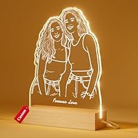 DPDP Cuadro Personalizado con Foto - Lampara Personalizada con