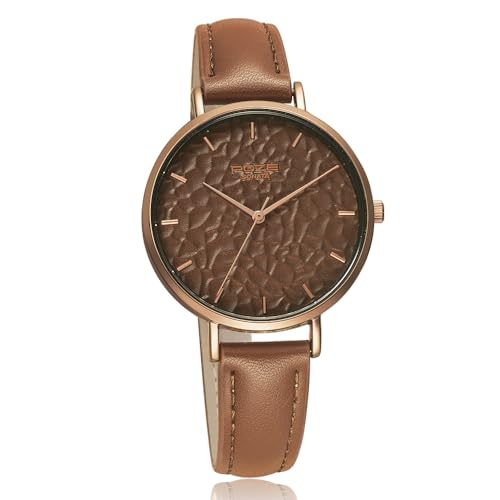 Sonata Poze Quartz Analog Brown Dial PU Leather Strap Watch for Women-SP80036QL01W (B0CT5K8V1S) Amazon Price History, Amazon Price Tracker