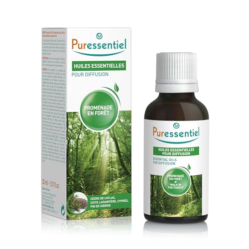 Puressentiel - Huiles Essentielles pour Diffusion - Diffuse Promenade en Forêt - 100 pourcent pures et naturelles - Libère un parfum ressourçant et revitalisant - 30 ml
