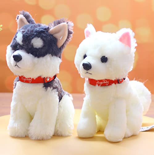 Schattige Hond Knuffels, Chow Chow Samojeed Simulatie Hond Zachte Dieren Gevulde Poppen, Unieke Cadeaus Voor Kinderen… - Afbeelding 3