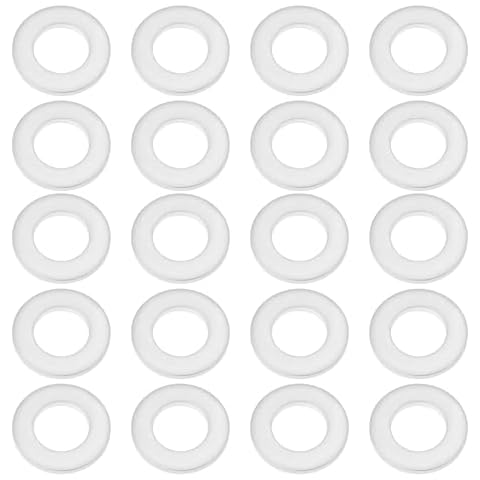 LT Easiyl 20PCS Oil Drain Plug Gaskets Compatible with Kawasaki Ninja H2 SX (ZX1002PPFNN)/W800 (EJ800EPFNN) OE 92065-097 Outer Diameter 22mm Inner Diameter 12mm Height 2mm Aluminum Cover