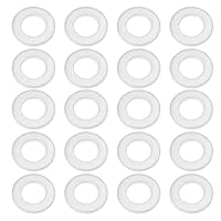 LT Easiyl 20 Stück Ölablassschraubendichtungen Kompatibel mit Kawasaki Ninja H2 SX (ZX1002PPFNN)/W800 (EJ800EPFNN) OE 92065-097 Außendurchmesser 22 Mm Innendurchmesser 12 Mm Höhe 2 Mm Aluminium