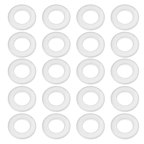 LT Easiyl 20 Stück Ölablassschraubendichtungen Kompatibel mit Kawasaki Ninja H2 SX (ZX1002PPFNN)/W800 (EJ800EPFNN) OE 92065-097 Außendurchmesser 22 Mm Innendurchmesser 12 Mm Höhe 2 Mm Aluminium