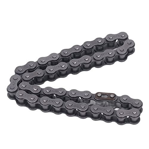 Front Jackshaft Chain 42 Links Front Jackshaft Chain 420 Carbon Steel Replacement for CT200 CT200U CT200EX CT200UEX BT200X