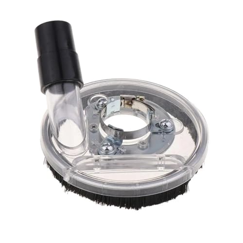 YQVEOT Cappa di aspirazione per smerigliatrice angolare Copertura Trasparente for Estrazione Polvere, Copertura Antipolvere for smerigliatrice angolare Manuale - 4/5" per smerigliatrice angolare