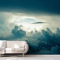Wall Mural Natural Landscape Removable Self-Adhesive Wallpaper Wall Decoration for Bedroom Living Room - 66x96 inches