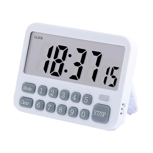 Temporizador digital grande con 10 alarmas y cuenta regresiva miniatura 1