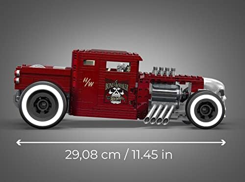 Mega Construx HBD50 - Hot Wheels Bone Shaker zestaw do budowania, zestaw do budowania z 904 klocków, od 10 lat