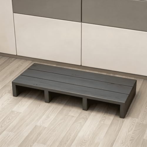 Taburete de madera de primera calidad elegante y robusto de 100cm 2