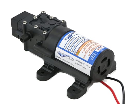 EVERFLO 12 Volt 1.0 GPM Diaphragm Water Pump 40 psi Lawn Sprayers, Boats, RV\'s