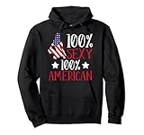  Sexy American Girl USA Women America Lady Pullover Hoodie