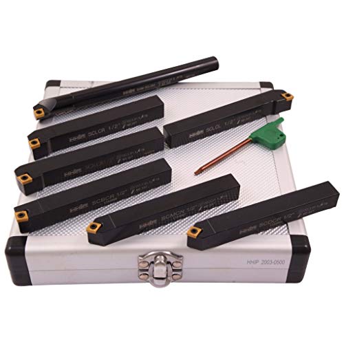 HHIP 2003-0500 7 Piece 1/2 Inch Shank Mini Tool Holder Set