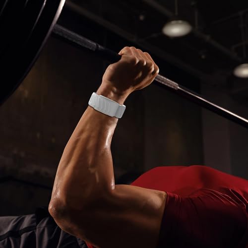 Image of omee Silicone Sport Band Compatible with Whoop 5.0 Band Strap Men Women, Breathable Sport Adjustable Waterproof Replacement Wristbands Straps for Whoop 5.0 Silicone Bands