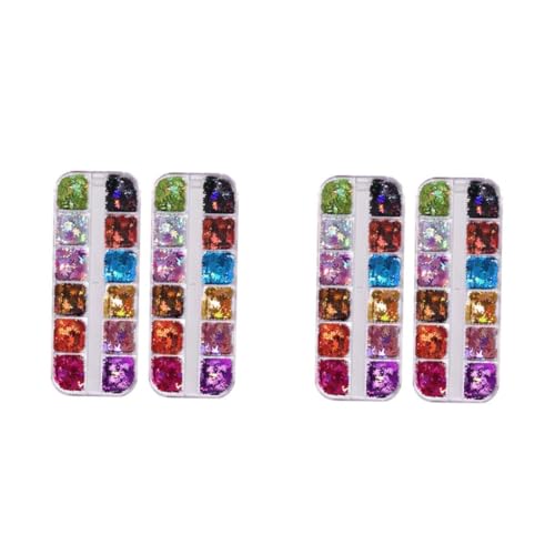 minkissy 2 Series Lentejuelas De Manicura De Hoja De Arce Pintauñas Esmalte Uñas Verniz Gelinho Unhas Clavo Otoño Arte De Uñas Hoja De Arce De Lentejuelas De Manicura La Mascota 2 Cajas*2