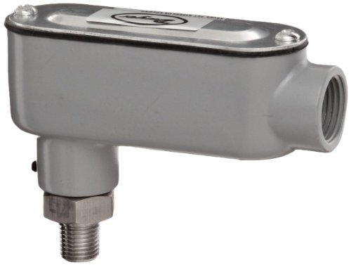 Dwyer Series 626 Industrial Pressure Transmitter, 0.25% Full Scale Accuracy, 0-300 psi Range, Conduit Housing, 1/4" Male NPT, Heirshmann DIN Plug with 6' Cable, 4-20 mA 2 Wire Signal Output