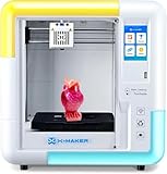 AOSEED X-MAKER 3D Printer for Kids and Beginners, Fully Assembled High-Speed 3D Printer with Leveling-Free Bed, Wi-Fi Printing, Silent, High Precision Small 3D Printer with App, PLA Filament Supported