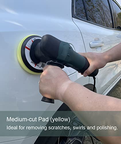 Hone Car Buffer, 6 Inch 750W Random Orbital Polisher Buffer With 6 Variable Speed, Da Polisher For Car Detailing Of Waxing/Polishing/Buffing #TOP3